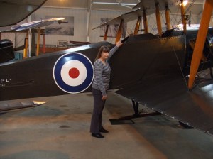 Diana with the Avro504K