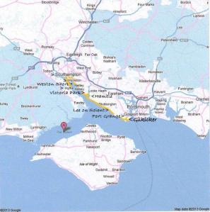 Solent map googleHythe