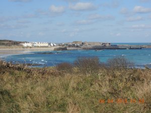 Looking out over  Braye Beach