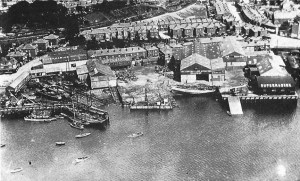 Supermarine Works & CHANNEL on slipway
