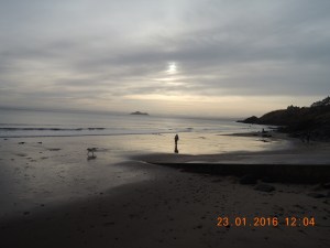 Kinghorn beach dusk